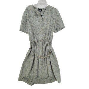 16.  Lady Leslie Vintage Women's Short Sleeve Maxi Dress Floral Size 18